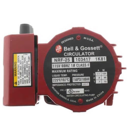 NRF-25 IRON BODY 125W 115/1 3 SPEED CIRCULATOR