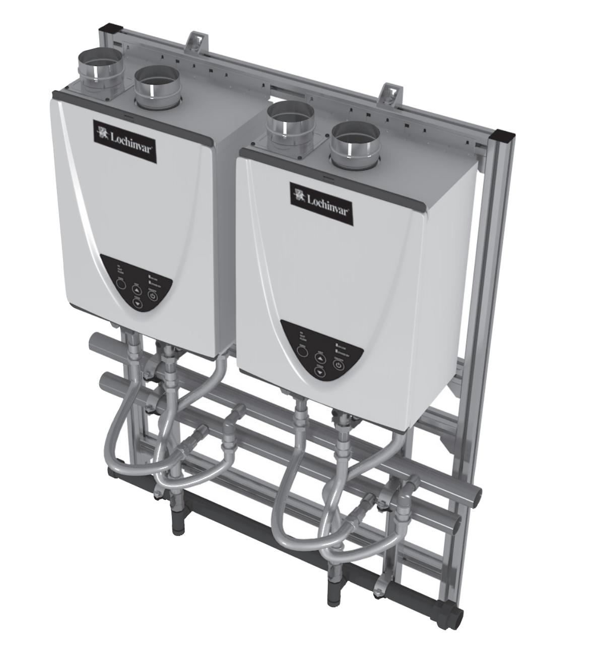 Commercial Rack Systems for Tankless Water Heaters